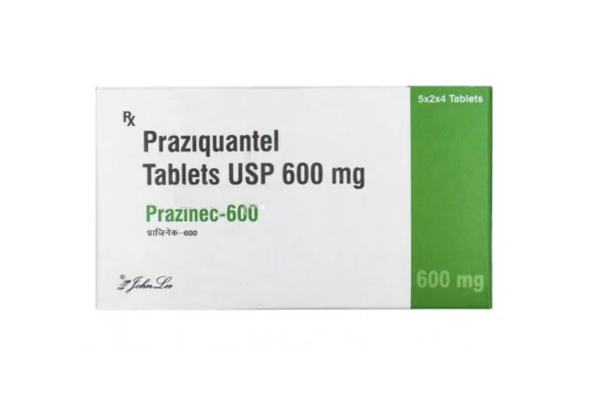 프라지콴텔 600mg  Praziquantel Prazinec