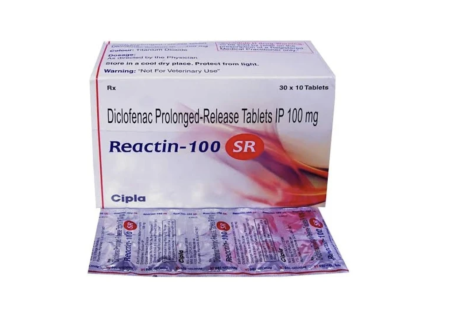 디클로페낙 Reactin 100mg (가정상비약)