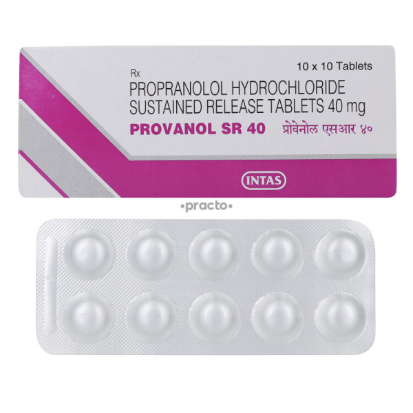 인데놀정 프로프라놀롤 프로바놀 면접약 Provanol SR 4mg